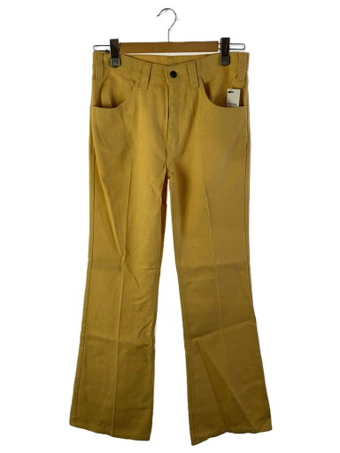 【中古】Levi’s◆デッドストック/70s/スタプレフレア/メタルパーツサビ/32/ポリエステル/イエロー/646-4473【メンズウェア】 【中古】Levi’s◆デッドストック/70s/スタプレフレア/メタルパーツサビ/32/ポリエステル/イエロー/646-4473【メンズウェア】