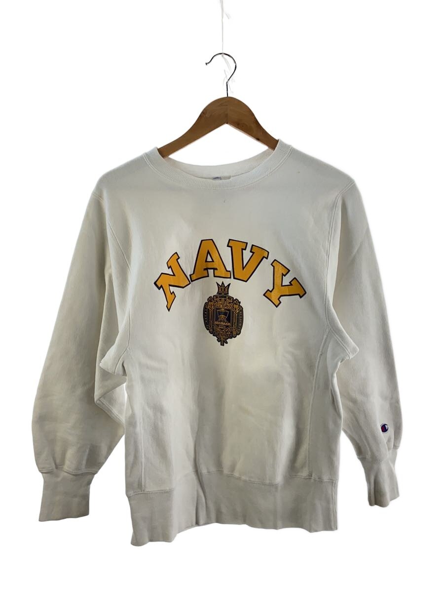 Rakuten - 【中古】Champion◆90s/USA製/REVERSE WEAVE/リバース/NAVY/スウェット/M/コットン/WHT//【メンズウェア】