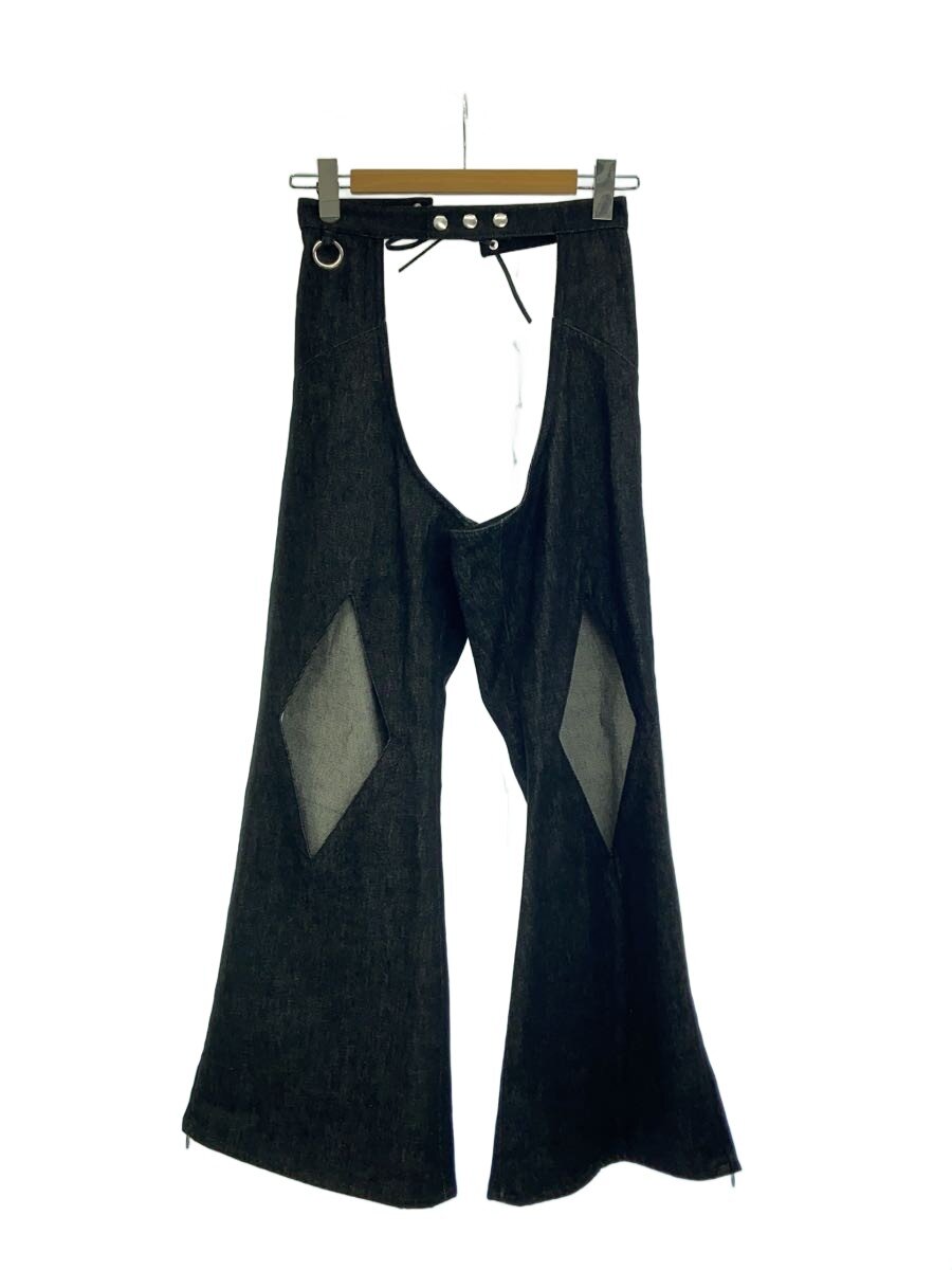 【中古】MASU◆23SS/レイヤードデニム/ボトム/44/コットン/BLK/MMSS-PT0623【メンズウェア】