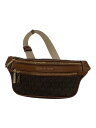 【中古】MICHAEL KORS◆ウエストバッグ/PVC/BRW/総柄/35T0GY9C1B【バッグ】