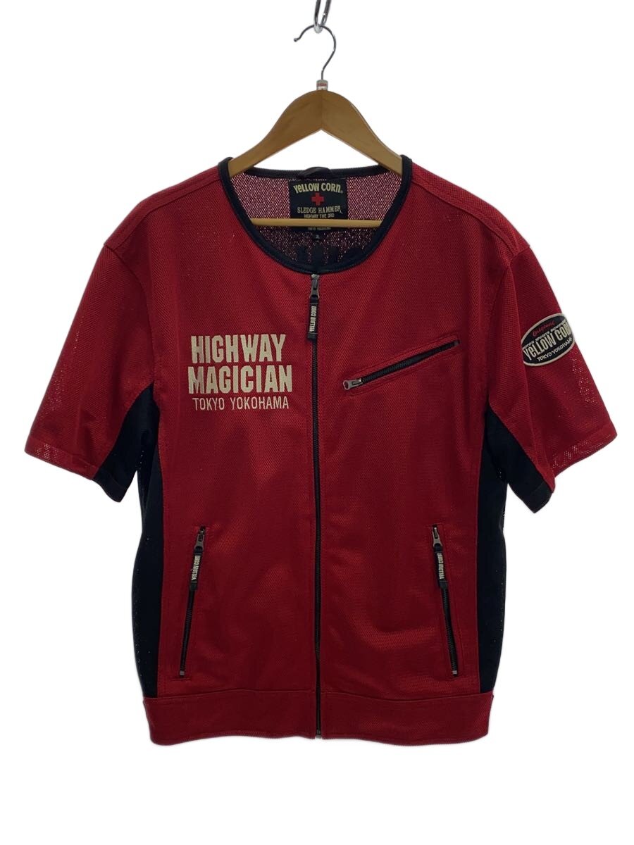 【中古】YELLOCORN/プロテクィブメッシュTシャツ/モータースポーツ/3L/RED/YMT-001【スポーツ】