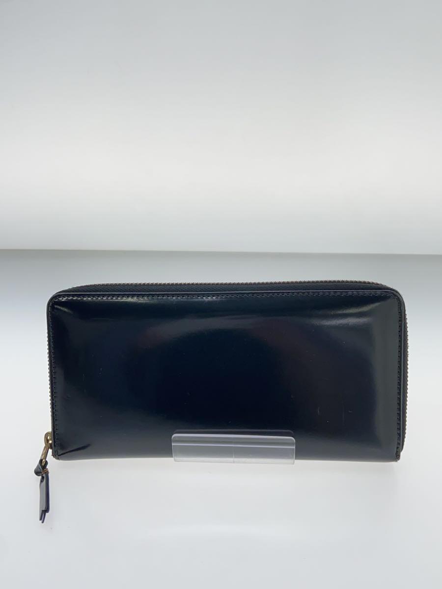 Wallet COMME des GARCONS◆長財布/エナメル/BLK/レディース/SA0110FL