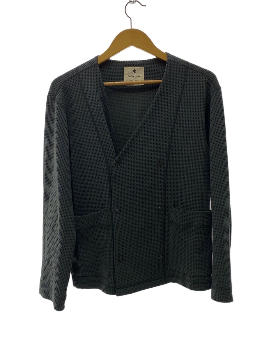 snow peak◆Dry Waffle Cardigan/カーディガン(薄手)/S/ポリエステル/GRY/SW-20SU101