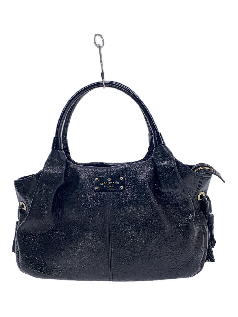 【中古】kate spade new york◆ハンドバッグ/--/BLK/無地【バッグ】