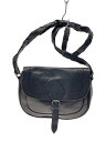 【中古】agnes b.◆ショルダーバッグ/レザー/BLK/061D CU01【バッグ】