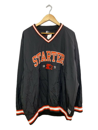 【中古】STARTER◆ナイロンジャケット/XL/ナイロン/BLK/アニマル【メンズウェア】