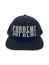 【中古】Supreme◆1994.world famous/キャップ/--/BLK/メンズ【服飾雑貨他】