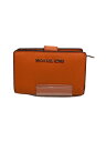 【中古】MICHAEL KORS◆3つ折り財布/--/ORN/無地/レディース【服飾雑貨他】(4)