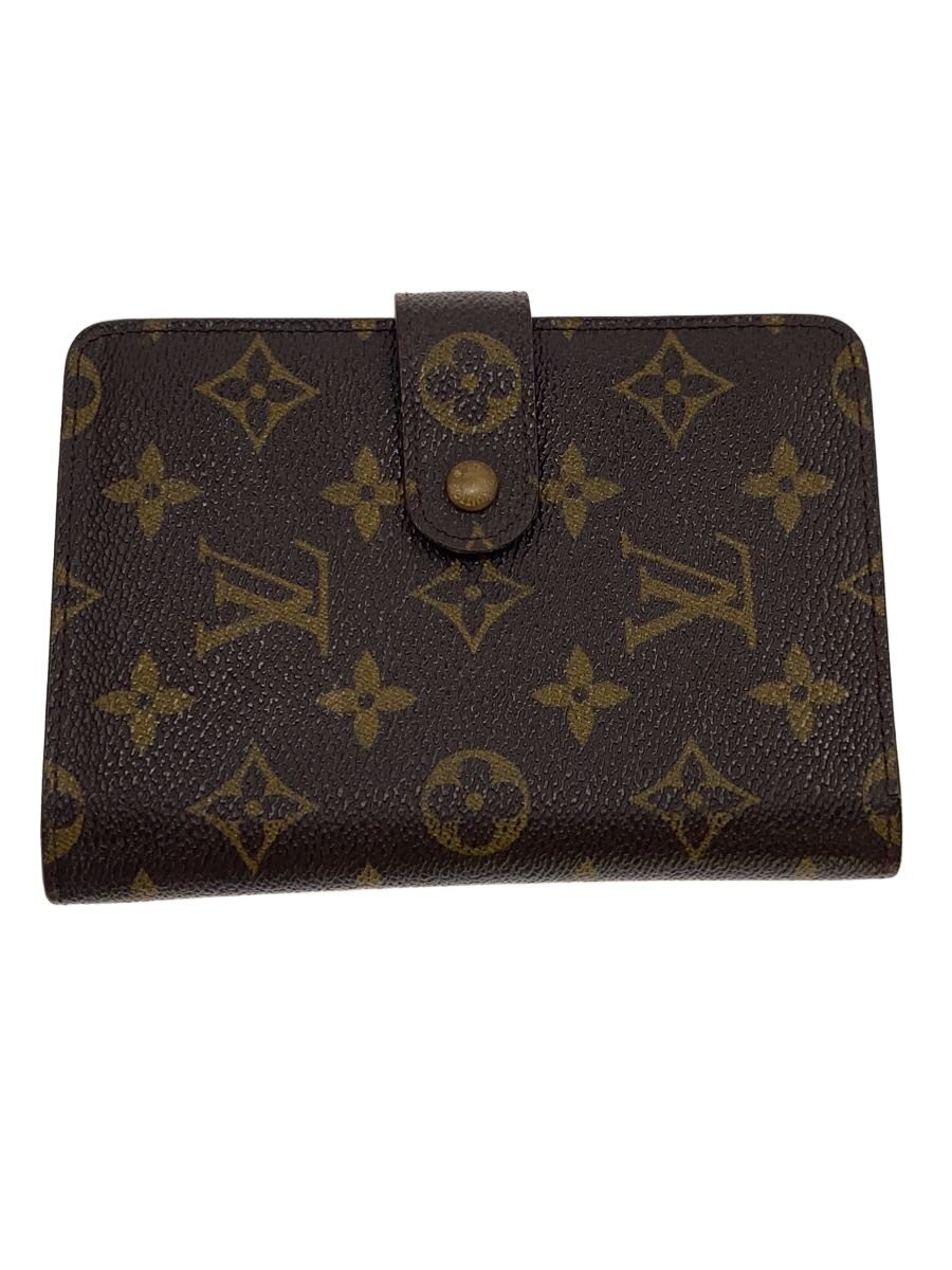 Rakuten - 【中古】LOUIS VUITTON◆ポルト・パピエ・ジップ_モノグラム・キャンバス/PVC/BRW/レディース【服飾雑貨他】