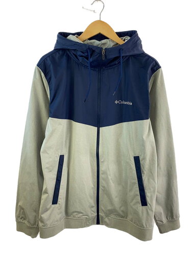 【中古】Columbia◆Linville Dash Hoodie_リンビルダッシュフーディー/L/ポリエステル/GRY【メンズウェア】 【中古】Columbia◆Linville Dash Hoodie_リンビルダッシュフーディー/L/ポリエステル/GRY【メンズウェア】