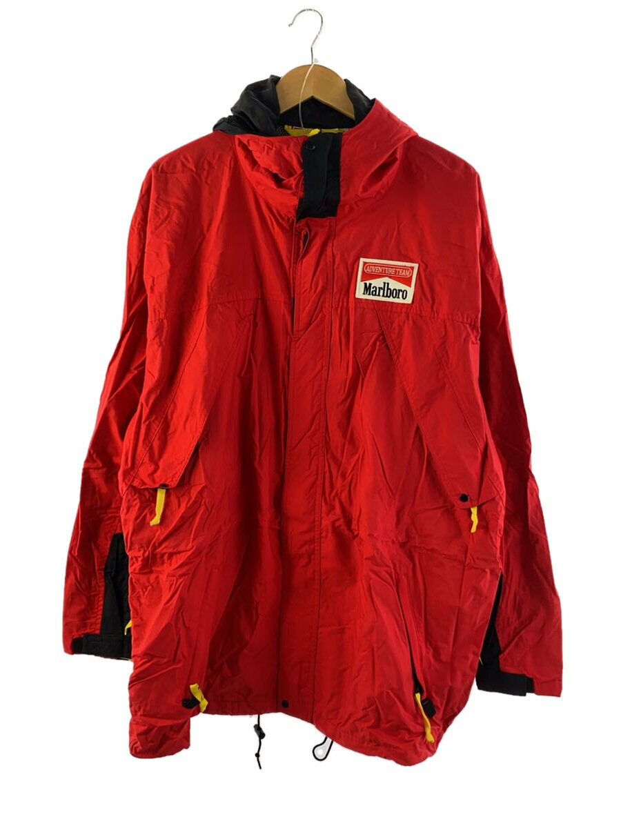 【中古】marlboro adventure team◆ナイロンジャケット/XL/ナイロン/RED【メンズウェア】