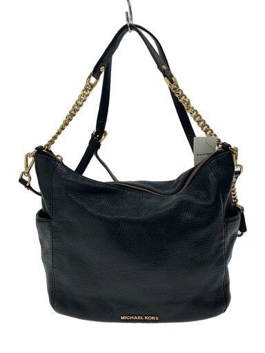 【中古】MICHAEL KORS◆ショルダーバッグ/レザー/BLK【バッグ】 【中古】MICHAEL KORS◆ショルダーバッグ/レザー/BLK【バッグ】