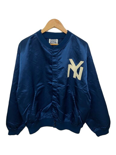【中古】90s/USA製/NY/american pastimes/ナイロンジャケット/L/ナイロン/BLK/無地【メンズウェア】 【中古】90s/USA製/NY/american pastimes/ナイロンジャケット/L/ナイロン/BLK/無地【メンズウェア】