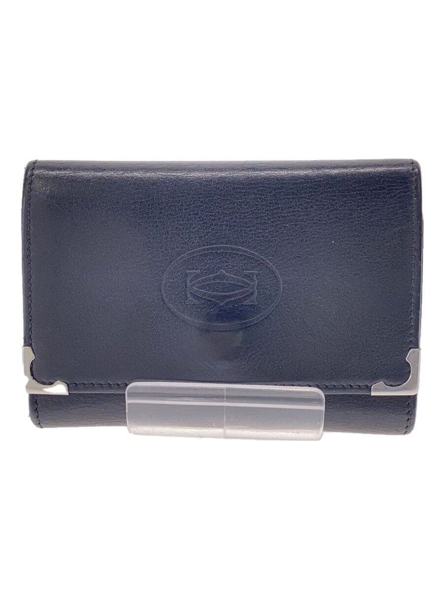 【中古】Cartier◆キーケース/レザー/BLK/メンズ//【服飾雑貨他】