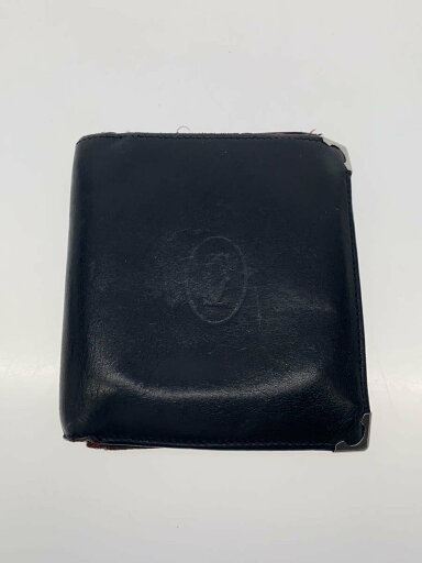 【中古】Cartier◆3つ折り財布/レザー/BLK/メンズ【服飾雑貨他】 【中古】Cartier◆3つ折り財布/レザー/BLK/メンズ【服飾雑貨他】