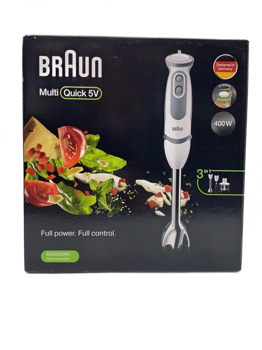 【中古】BRAUN◆ミキサー・フードプロセッサー マルチクイック5 MQ5235WH【家電・ビジュアル・オーディオ】