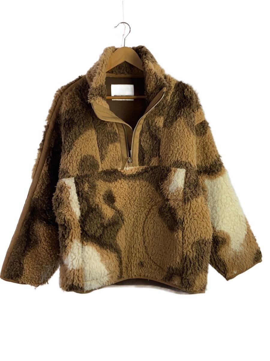 【中古】SLY◆OVERSIZE ANORAK BOA PULLOVER/FREE/ポリエステル/BRW/030GAZ30-1220【レディースウェア】