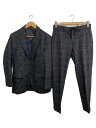 【中古】EDIFICE◆セットアップ/M/ウール/NVY/チェック/20-010-300-5011-4-0//【メンズウェア】