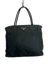 【中古】PRADA◆ハンドバッグ/ナイロン/BLK【バッグ】(4)