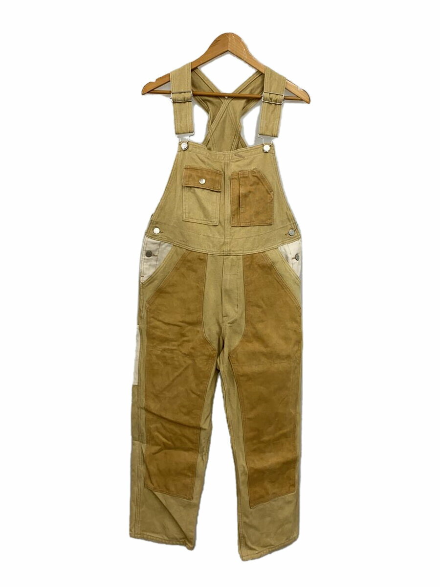 【中古】X-LARGE◆オーバーオール/S/コットン/BEG/101204031003【メンズウェア】