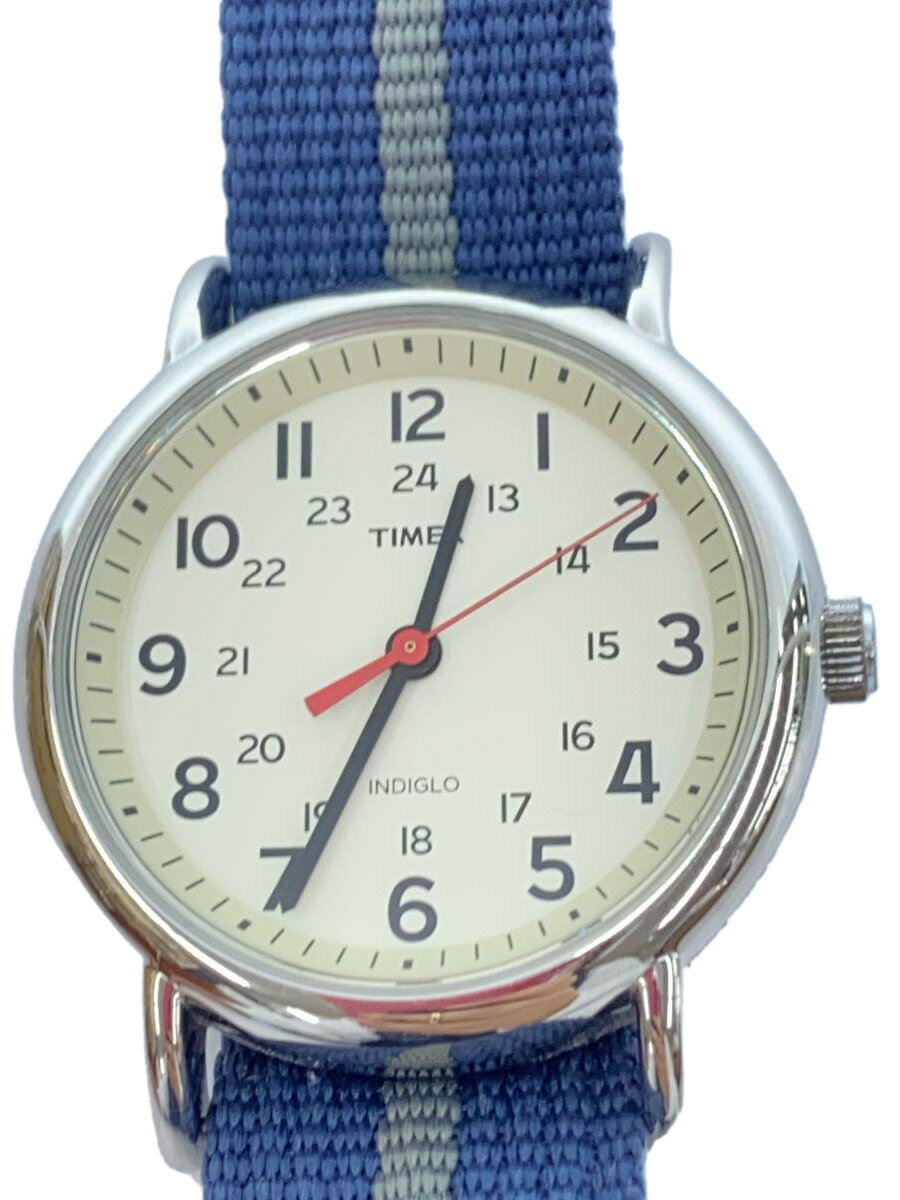 【中古】TIMEX◆クォーツ腕時計/アナ