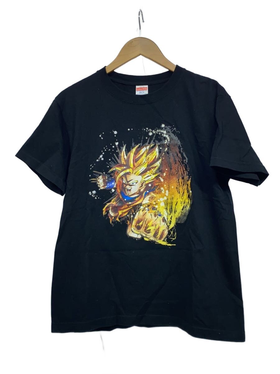 United Athle◆非売品/DORAGONBALL FIGHTERS/Tシャツ/M/コットン/BLK