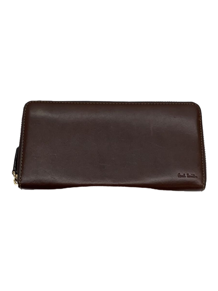 【中古】Paul Smith◆長財布/--/BRW/メンズ【服飾雑貨他】
