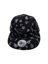 【中古】NEW ERA◆キャップ/--/ポリエステル/BLK/メンズ【服飾雑貨他】