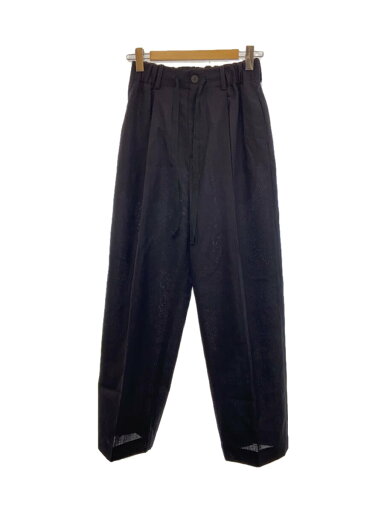 【中古】STUDIO NICHOLSON◆DRAWCORD PANT/スラックスパンツ/M/ウール/ブラック/51-10-742019【メンズウェア】 【中古】STUDIO NICHOLSON◆DRAWCORD PANT/スラックスパンツ/M/ウール/ブラック/51-10-742019【メンズウェア】