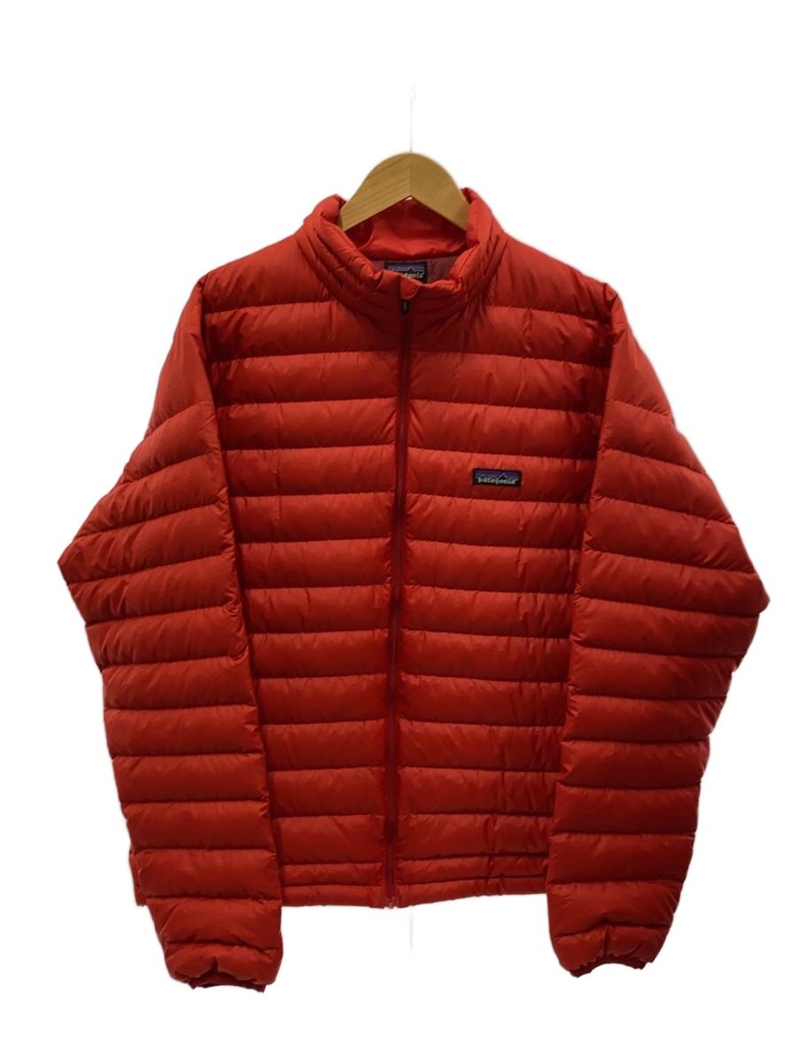 【中古】patagonia◆ダウンジャケット/L/ポリエステル/RED/84673F8//【メンズウ ...