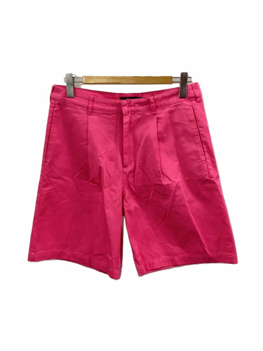 【中古】STUSSY◆ショートパンツ/--/コットン/PNK/無地【メンズウェア】