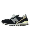 【中古】NEW BALANCE◆NEW BALANCE 996 BLACK/ローカットスニーカー/28.5cm/BLK/U996BL/【シューズ】