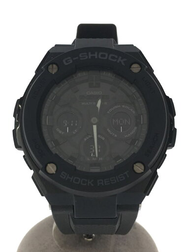 【中古】CASIO◆ソーラー腕時計・G-SHOCK/デジアナ/ラバー/BLK/BLK【服飾雑貨他】 【中古】CASIO◆ソーラー腕時計・G-SHOCK/デジアナ/ラバー/BLK/BLK【服飾雑貨他】