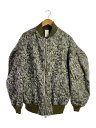 【中古】Y’s◆FADED CAMOFLAGE JACQUARD MA-1/2/ポリエステル/KHK/YE-Y02-009//【メンズウェア】