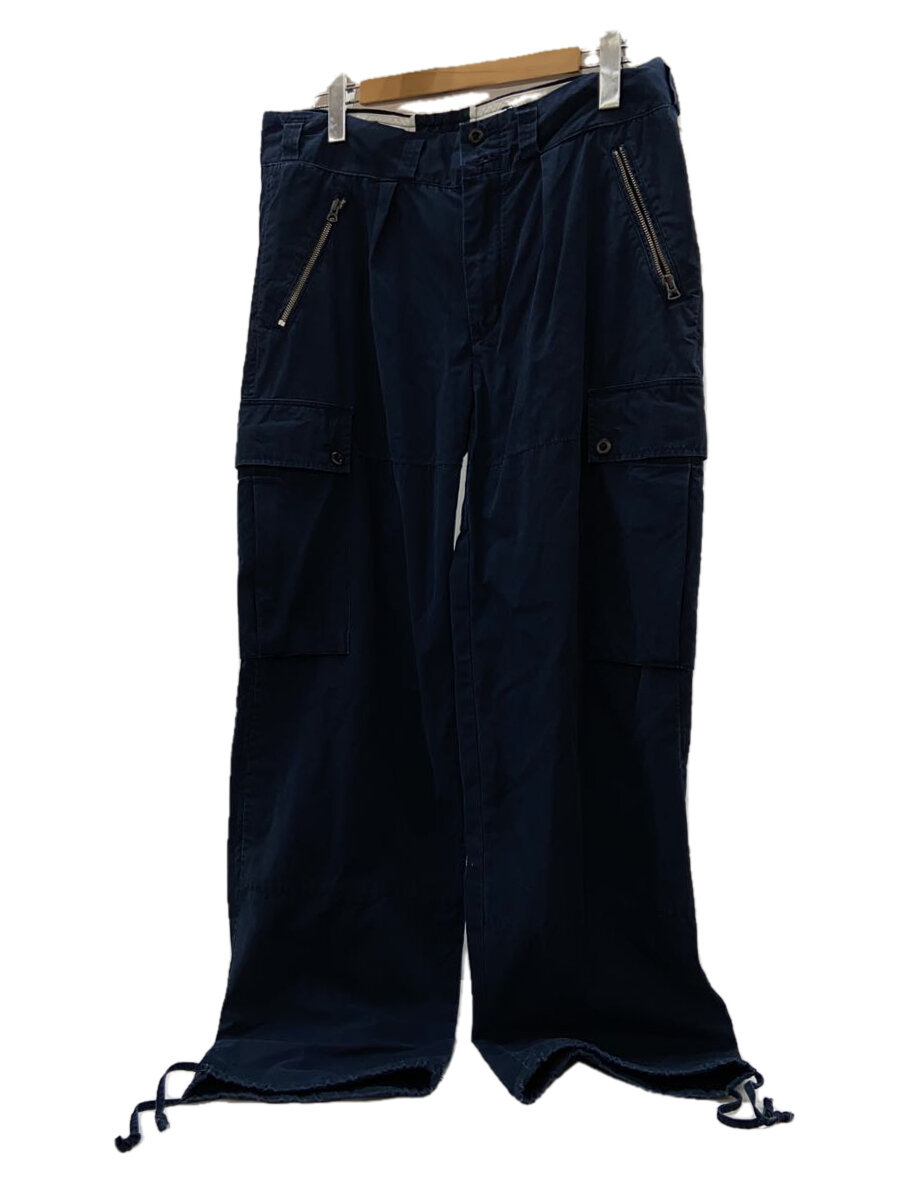 【中古】POLO RALPH LAUREN◆カーゴパンツ/34/コットン/BLU/無地【メンズウェア】