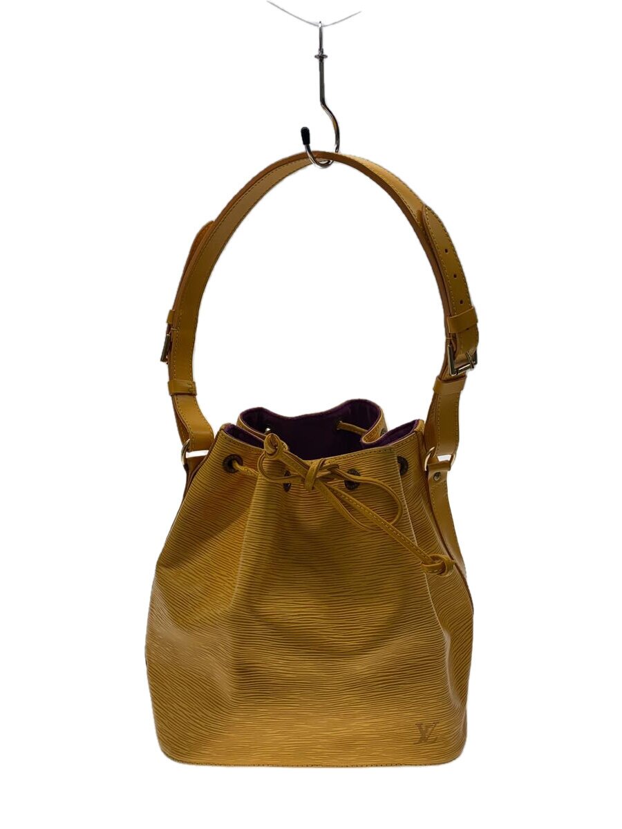 【中古】LOUIS VUITTON◆プチ・ノエ_エピ_BRW/--/YLW【バッグ】