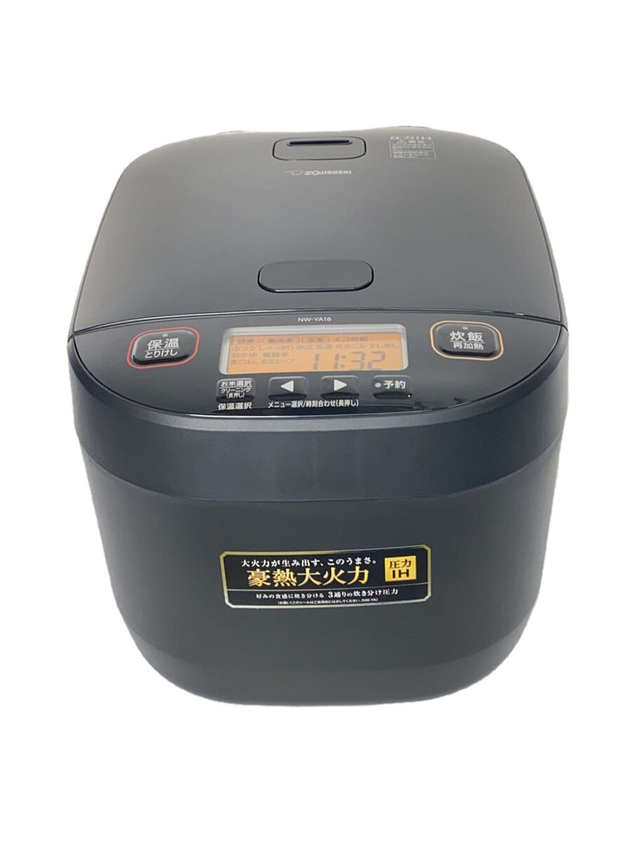 【中古】ZOJIRUSHI◆炊飯器 極め炊き NW-YA18-BA【家電・ビジュアル・オーディオ】