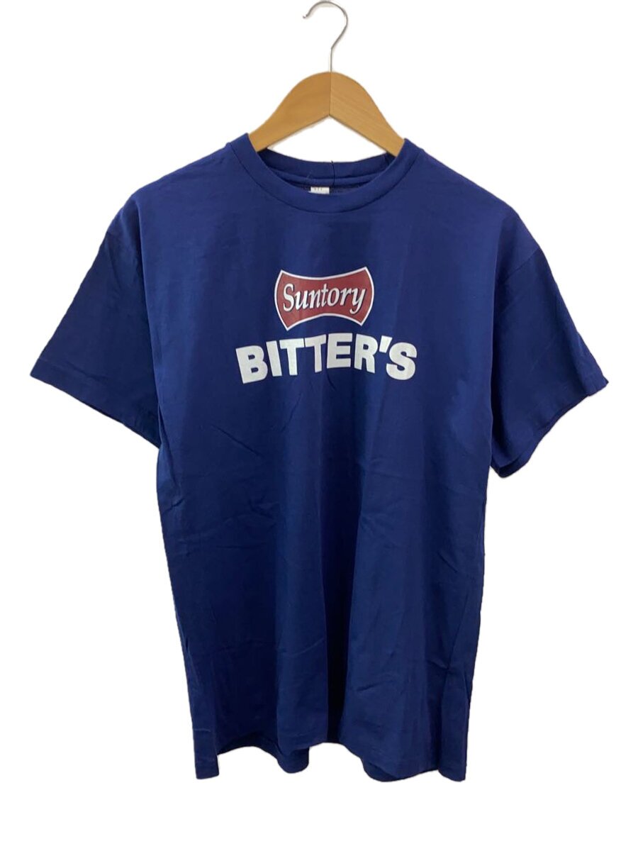 Tシャツ/L/コットン/NVY/プリント/BITTERs/シングルステッチ