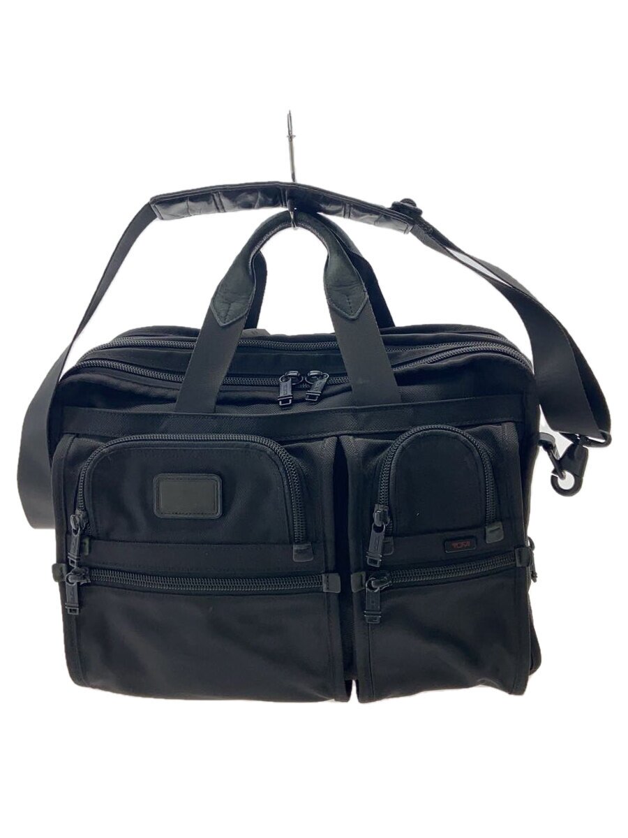 TUMI - 【中古】TUMI◆ブリーフケース/--/BLK/無地/26160DH【バッグ】