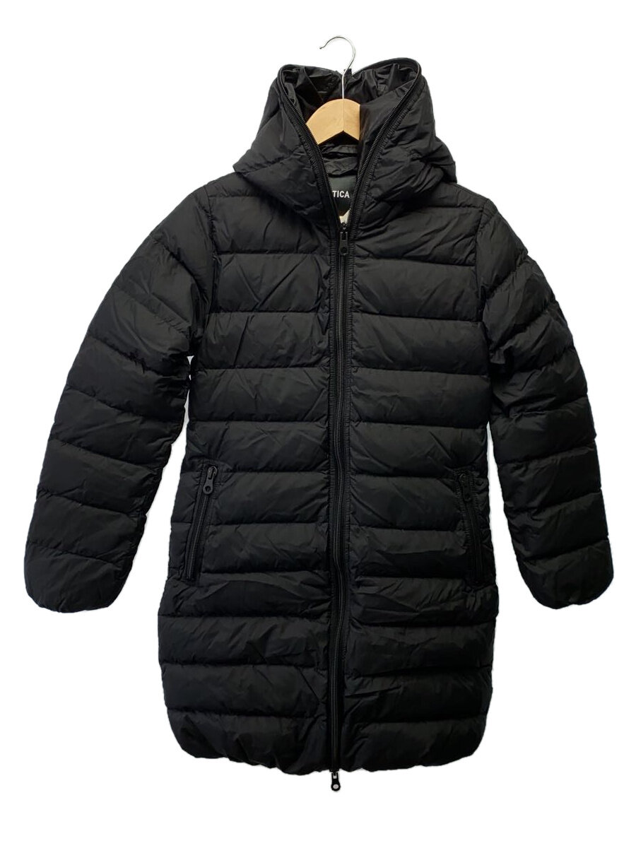 【中古】DUVETICA◆ACEDUE/ロングダウンジャケット/42/ナイロン/BLK【レディースウェア】
