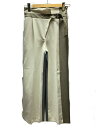 【中古】UNITED TOKYO◆20AW/ベルテッドバイカラーパンツ/ワイドパンツ/2/CRM/500440002【レディースウェア】
