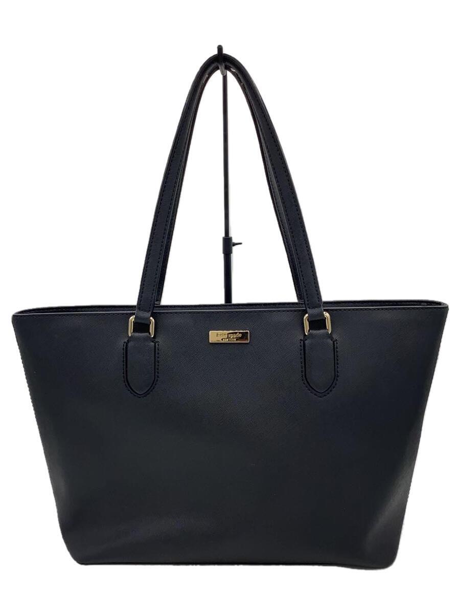 【中古】kate spade new york◆トートバッグ/PVC/BLK/WKRU5301【バッグ】