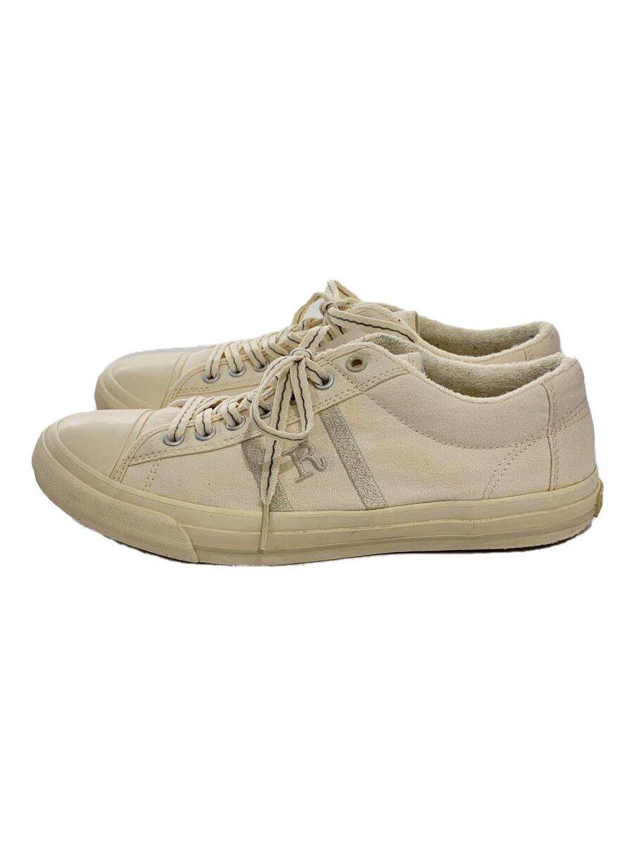 【中古】REGAL◆ローカットスニーカー/25.5cm/WHT/キャンバス【シューズ】
