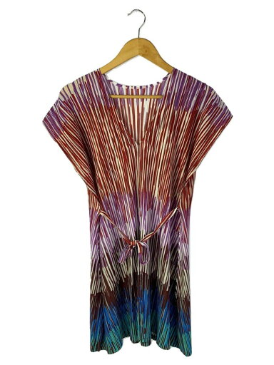 【中古】PLEATS PLEASE ISSEY MIYAKE◆グラデーションプリント/半袖ワンピース/3/ポリエステル/マルチカラー/総柄/PP13-FT823【レディースウェア】 【中古】PLEATS PLEASE ISSEY MIYAKE◆グラデーションプリント/半袖ワンピース/3/ポリエステル/マルチカラー/総柄/PP13-FT823【レディースウェア】