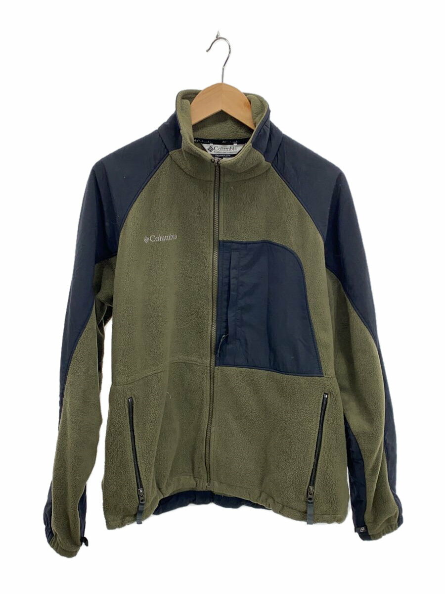 【中古】Columbia◆フリースジャケット_WM6573/L/ポリエステル/KHK【メンズウェア】
