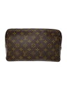 【中古】LOUIS VUITTON◆トゥルース・トワレット28_モノグラム・キャンバス_BRW/PVC/ブラウン/M47522/【バッグ】