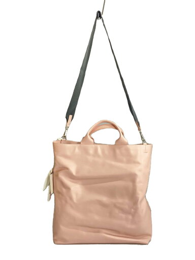 【中古】JIL SANDER◆トートバッグ/レザー/PNK/無地/J27WC0001 P6550【バッグ】 【中古】JIL SANDER◆トートバッグ/レザー/PNK/無地/J27WC0001 P6550【バッグ】