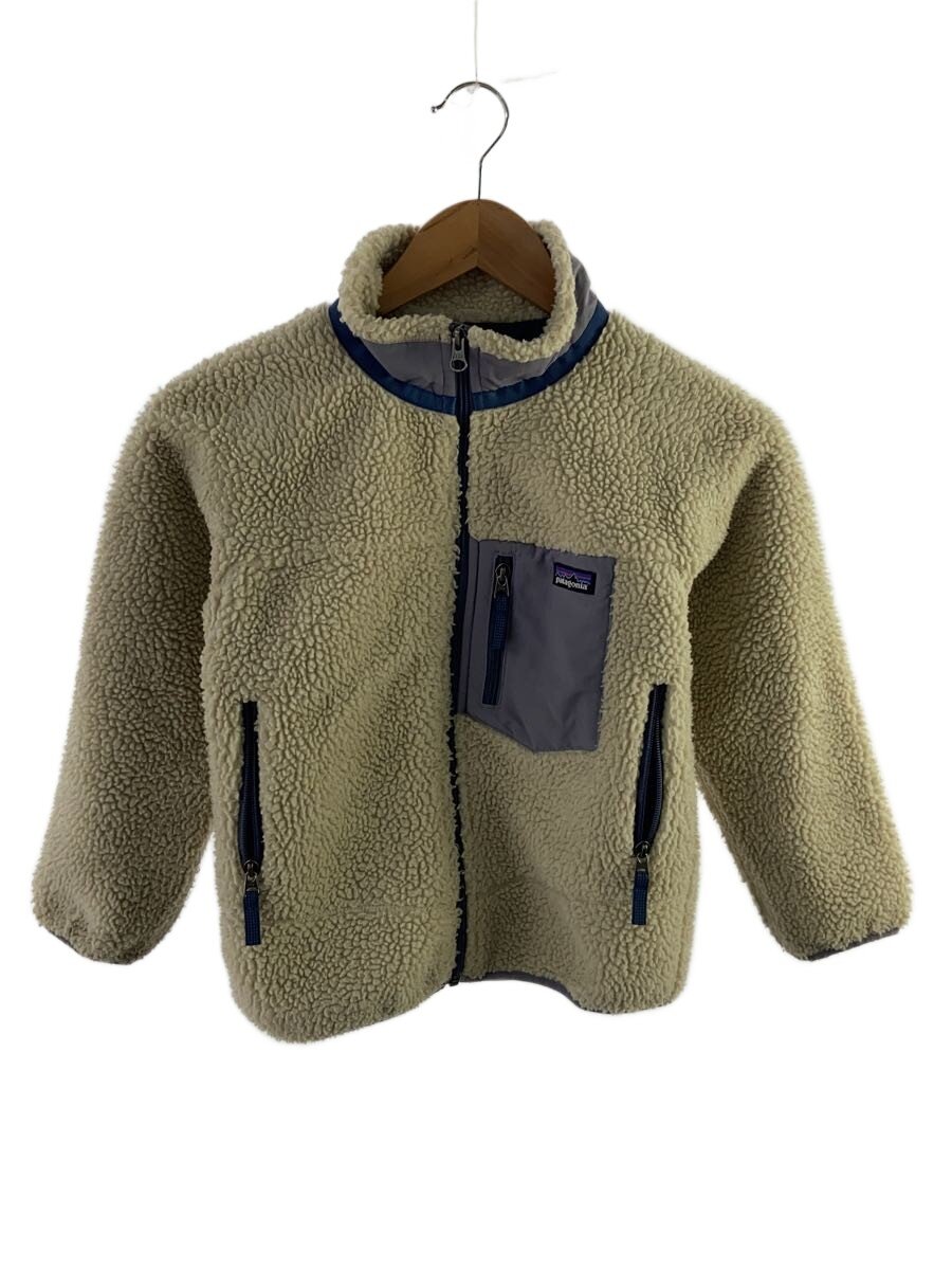 【中古】patagonia◆ジャケット/S/ポリエステル/BEG/65625【キッズ】