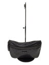 【中古】GUCCI◆ウエストバッグ_GGインプリメ/PVC/BLK【バッグ】