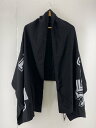 【中古】BLACK COMME des GARCONS◆タグ付き/ストール/ウール/BLK/ストライプ/メンズ/1h-k401【服飾雑貨他】